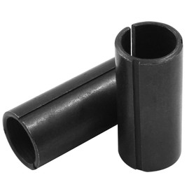 Unlorspy 2PCS Router Conversion Chuck Adapter 12.7mm (1/2") to 10mm (25/64") Black Carbon Steel Router Collet Converter Bits for Woodworking Engraving Machine Tools