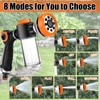 VEEVIIY Dog Wash Hose Attachment, 8-in-1 Sprayer Mode Garden Hose