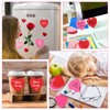 Roowest 600 Sheets Valentine's Day Heart Shaped Sticky Notes Heart