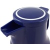 Helios Thermoboy Plastic Vacuum Jug, Dark Blue, 0.6 Litre