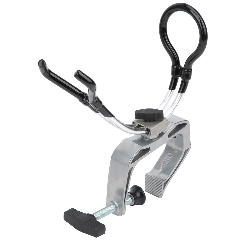 Aluminum Alloy 360 Degree Adjustable Boat Rods Holder Fishing Pole