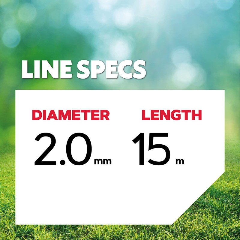 Oregon Nylium Silencio Replacement Round Line for Cordless Grass Trimmer