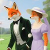 Craftsman Golf Elegant Fox Orange White Plush Soft Animal Driver