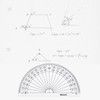 EBOOT 25 Pcs Math Protractors Plastic Protractor 180 Degrees, 4
