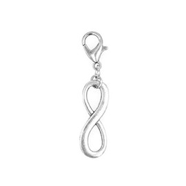 Infinity Clip on Charm Perfect for Necklaces and Bracelets 98T