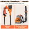 ZSLTLDU 1 Pack Backpack Blower Rack, Heavy Duty Anti-Scratch Leaf