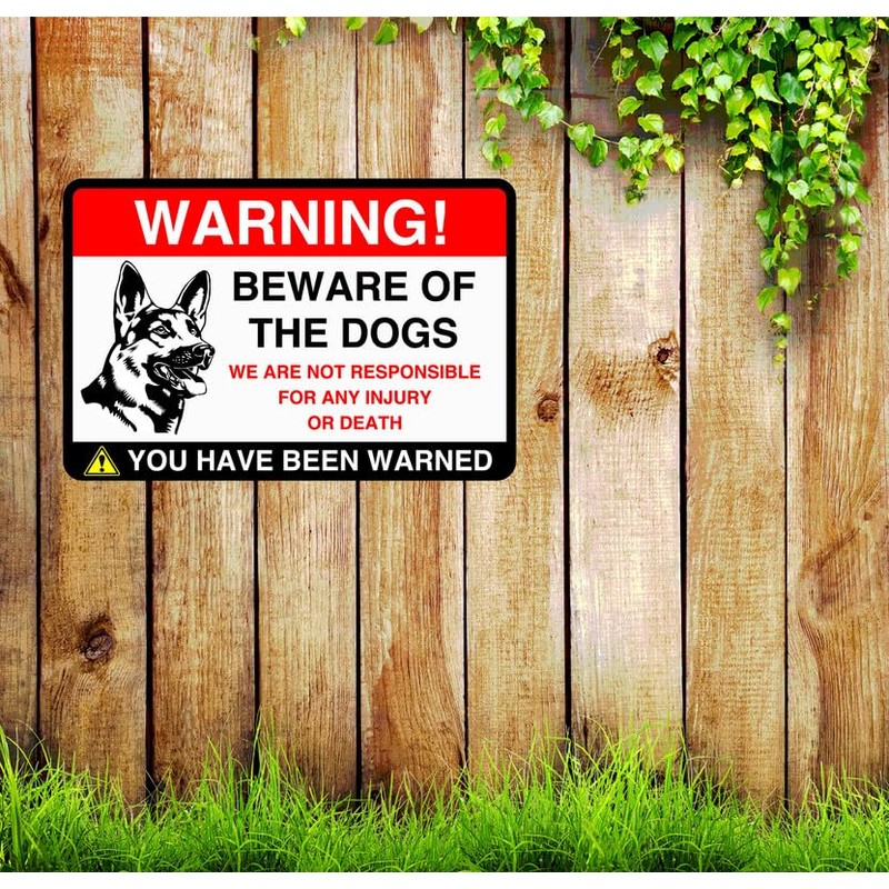 Safety First Display LTD Beware of the dogs! we are