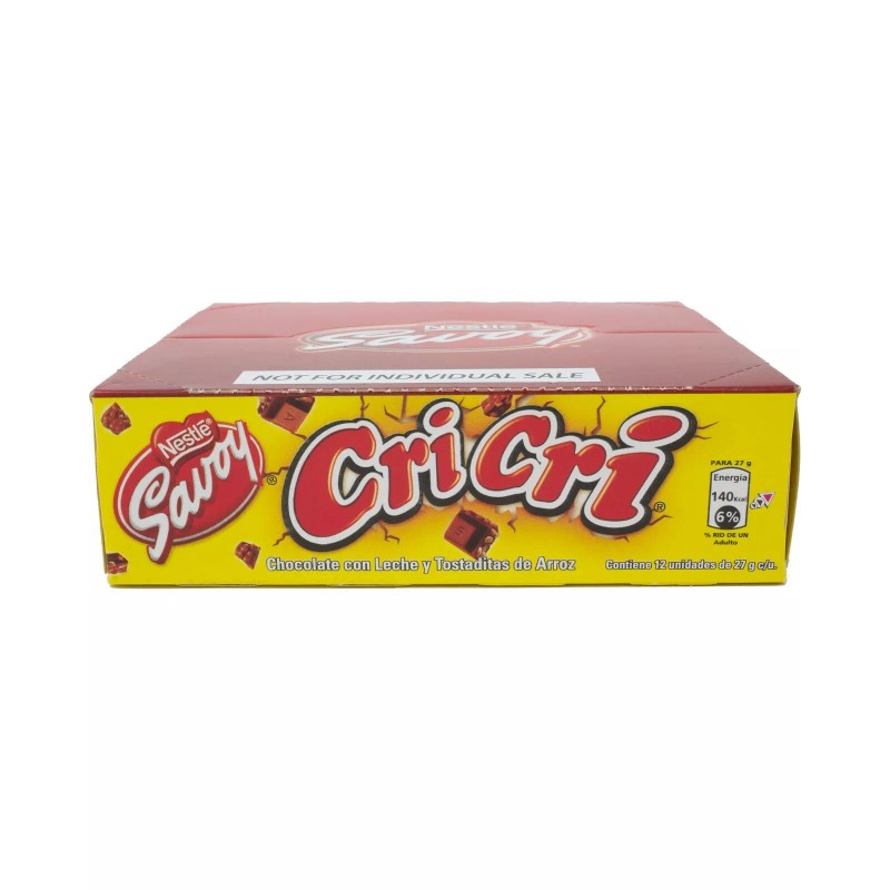 Nestle Savoy CriCri Crunchy Chocolate with Crisped Rice (Box of