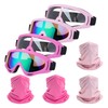 LJDJ Motorcycle Goggles,4 Pack Dirt Bike ATV Motocross Riding Offroad