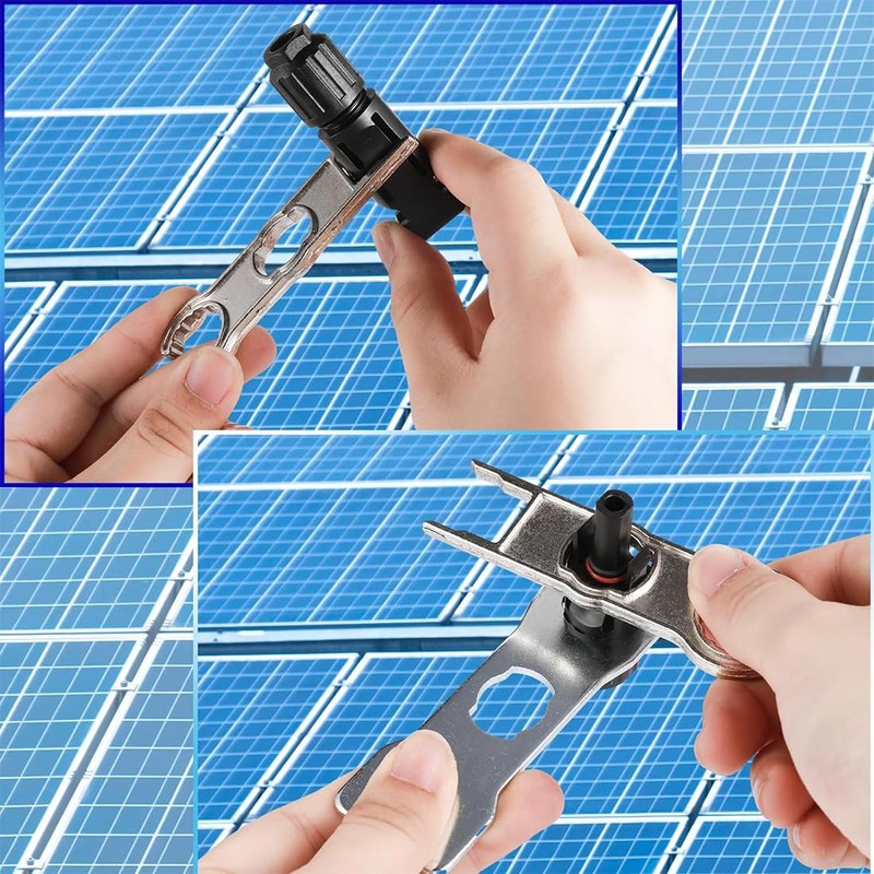 WKRTDY MC4 Connector Tool Set - 2-Piece Plug-In Aluminium Installation
