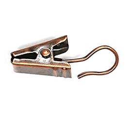 Merriway BH06218 (8 Pcs) Rod Ring Clip & Hook Bronze - Pack of 8 Pieces