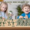 BRTNUP 100 PCS Mini Plastic Soldiers Figures, Military Plastic Toy
