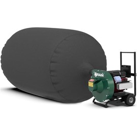 (1) INSULATION REMOVAL VACUUM BAGS - SUPER HEAVY DUTY TEAR-PROOF 6 FT X 4 FT - EASY-FILL SPOUT & LOWEST DUST Filter - Contractors #1 Choice - EST 450 LBS / 75 CF PRO-450 (3.5 oz Strength) by RAM
