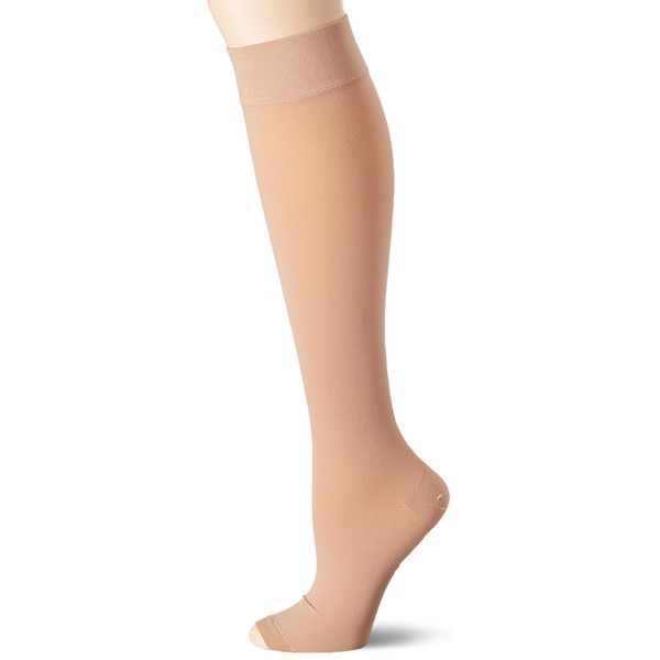 Blue Jay An Elite Healthcare Brand Complete Suppport Surgical Stockings for Relief, High Knee Open Toe Compression Medical Legwear, X-Large, 30-40 mmHg