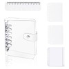 YFFSFDC Personal Organizer, A7, PVC, Binder, Mini 6-Hole Notebook, Pocket