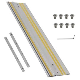 55" FS-1400/1 Track Saw Guide Rail (1400 mm) - 55" Aluminum Track Saw Guide Rail Compatible for Festool TS-55/TS-75 Track Saws, Precision Plunge Circular Saw Guide Rail for Long Woodworking Cuts