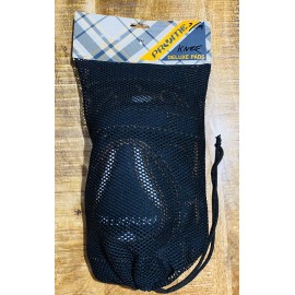 Pryme Deluxe Slim Hard Knee Guards NEW Black Grey Sz S / M Protective Gear