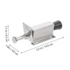 Tofficu Stainless Steel Step Door Stopper Door Holder for Any