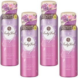 [Bulk Purchase] Baby Veil Hair Fragrance, Champagne Rose, 2.8 oz (80 g) x 4 Packs