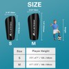 Flintronic Children's Football Shin Pads with Non-Slip Sleeves, Football Shin