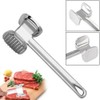 Meat Hammer, Dual-Sided Meat Mallet Pounder Tool for Tenderizing Steak