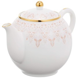 Narumi 52251-4515 Aurora Pink Tea Pot, 11.2 fl oz (330 cc), Includes Tea Strainer