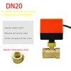 AC220V AC24V DC12V 2-Way Motor Valve Engine Ball Valve DN15