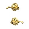 Schlage F40 V FLA 605 Flair Door Lever, Bed &