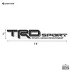 LIGHTCOR TRD SPORT TOYOTA RACING DEVELOPMENT Truck Decals Set of