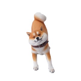 MMOS X JXK Shiba Inu Struggling with Mischief Dog Statue with Intricate Details, Gift for Dog Person