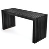 APRTAT Bamboo Dining Bench, 35 inch Farmhouse Decor Indoor Kitchen