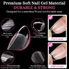 Qiek Short Oval Fake Nail Tips - 15 Sizes 240