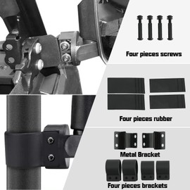 Ranger Sideview Mirrors - UTV Mirror for Polaris Ranger 570 900 XP 1000 2015-2025 General 1000, and Can Am Defender Maverick Trail UFORCE 600 1000 (Not Fit Full Door), Side by Side Mirrors