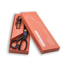 Potamish Dressmaking Scissors (10'', Black) - Dressmaker Fabric Sewing Shears - Tailor's Scissors for Cutting Fabric, Leather PM-001-CA-R10-B