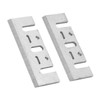 Yctze Pair of HighSpeed Steel Woodworking Planer Blades for Manual
