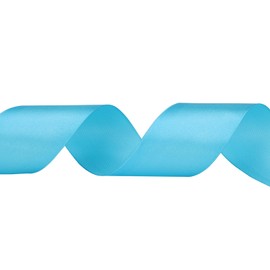 1-1/2 inches 50 Yard Peacock Blue Satin Ribbon for Gift Wrapping, Wedding, Crafts, Christmas,Easter, Floral, Hair, Invitation Decorations and More