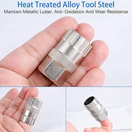 Akshara Bike Freewheel Removal Repair Lockring Tool, Compatible with Shimano, Sunrace and Other 12 Spline Freewheels