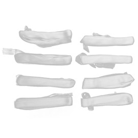 Haptufer Pack of 10 PVA Mesh Fishing Mesh Net 5 m Refill for Carp Fishing Bottom Storage Rig Bait Wrap Bags 25 mm Fishing Feeders