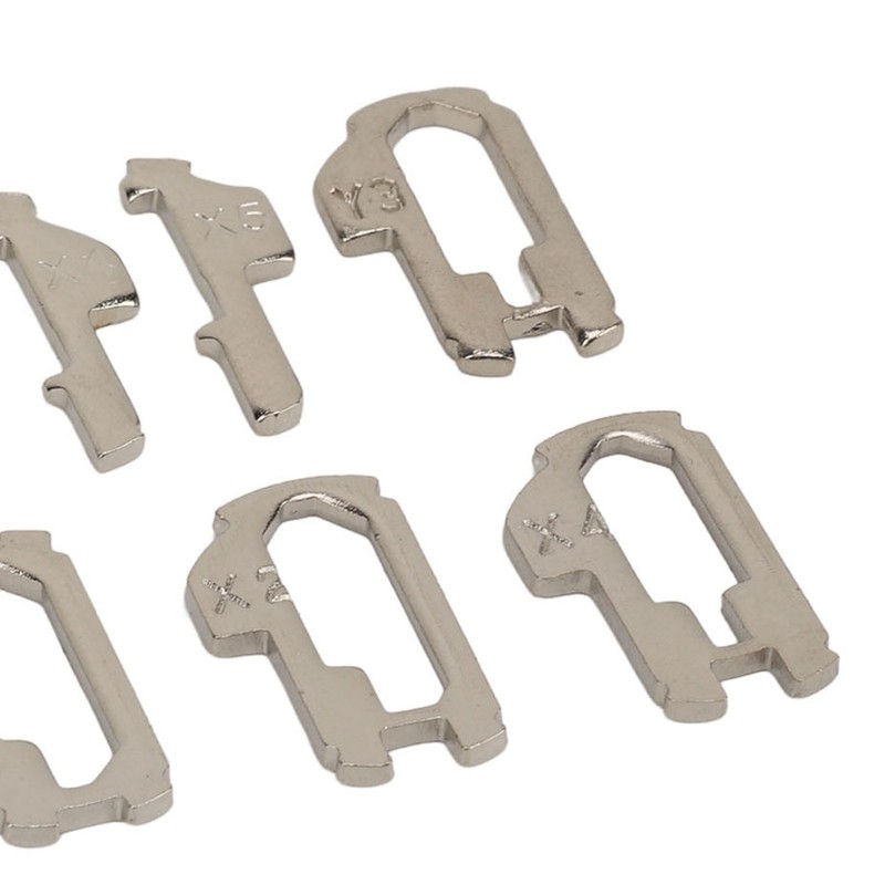 380 Pcs Car Lock Reed Stainless Steel Car Locking Plate