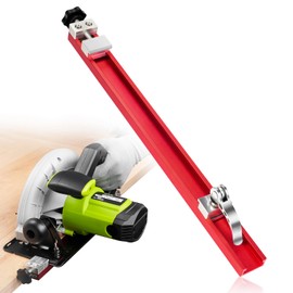 Circular Saw Guide Rail – 360mm Aluminum Alloy Fence Attachment with Dual Lock, Fits Up to 300mm Base, for Precise Parallel Straight Cuts and Wood Trimming