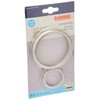 GARDINIA Decorative Ring for Draping Curtains and Curtain Fabrics, Outer