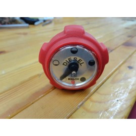 KELCH DIESEL GAS CAP IN THE 12" LENGTH WORKS ON ANY 2 1/4" DIAMETER FILLER NECK