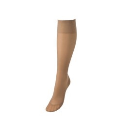 Compressana Calypso Knee Socks with Soft Cuffs, 140 Denier, Trendy Colours, pearl