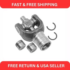 Caltric Front Drive Shaft Yoke W/U-Joint for Yamaha Kodiak 400 4X4 YFM400FW 1993-1999