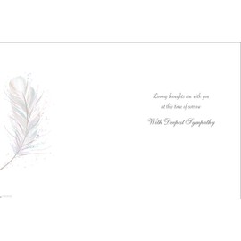 Classic Symapthy Card Sympathy - 8 x 6 inches - Regal Publishing