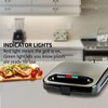 OVENTE Electric Sandwich Maker with Non-Stick Plates, Indicator Lights, Cool