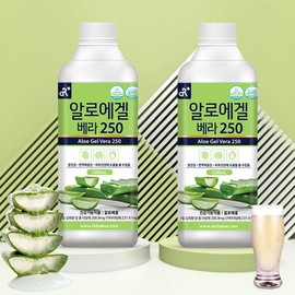 Doori Agricultural Products 2 bottles of Aloe Vera 250 Original Gel / 알로에겔 베라250 오리지널 2병