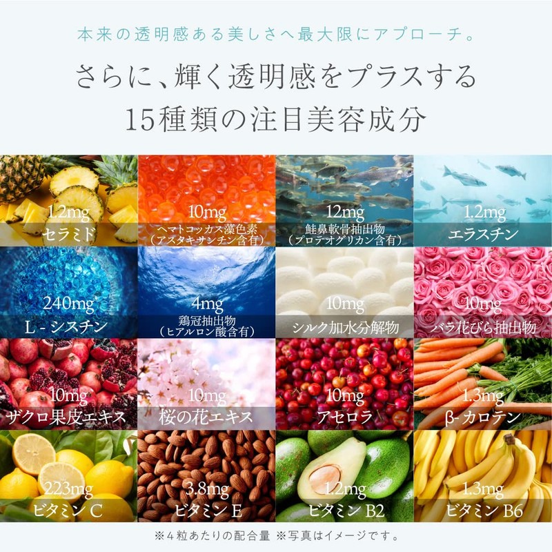マスターホワイト 飲むスキンケア 肌 保湿 セラミド 乾燥 機能性表示 サプリメント タブレット 30日分