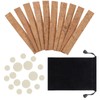 27 Pcs Clarinet Cork Replacement Kit with10 Pcs Clarinet Neck