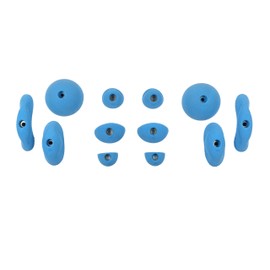 Atomik Rock Climbing Holds Advanced Bolt-On Hangboard in Blue for Grip and Strength Training